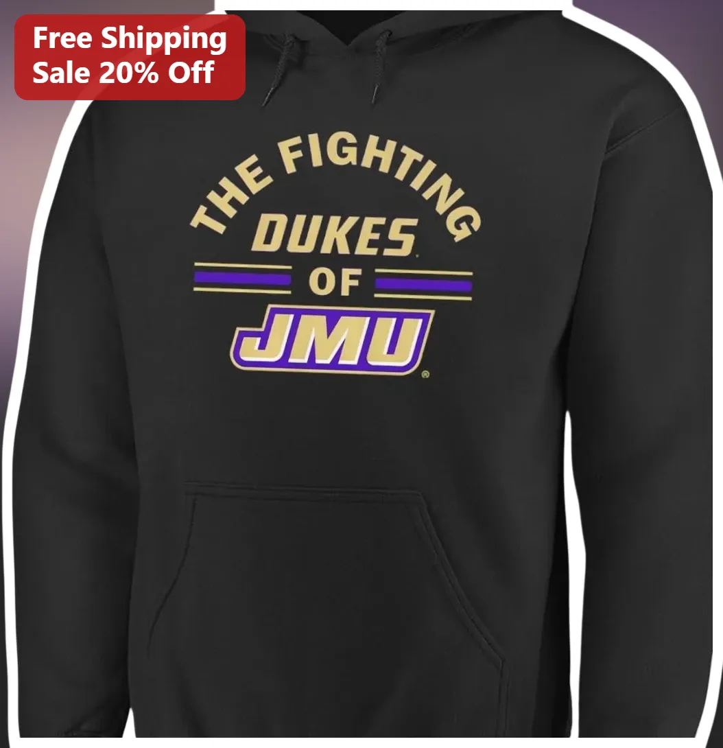 The Fighting Dukes of JMU Hoodie James Madison University Co — Los Angeles The Fighting Dukes of JMU Hoodie James Madison University College Fan Gear Pullover available at our Los Angeles warehouse