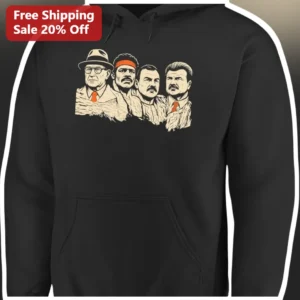 The Godfather Hoodie Vintage Woodcut Portrait Graphic Sweatshirt for Men Movie Fans available at our Los Angeles warehouse