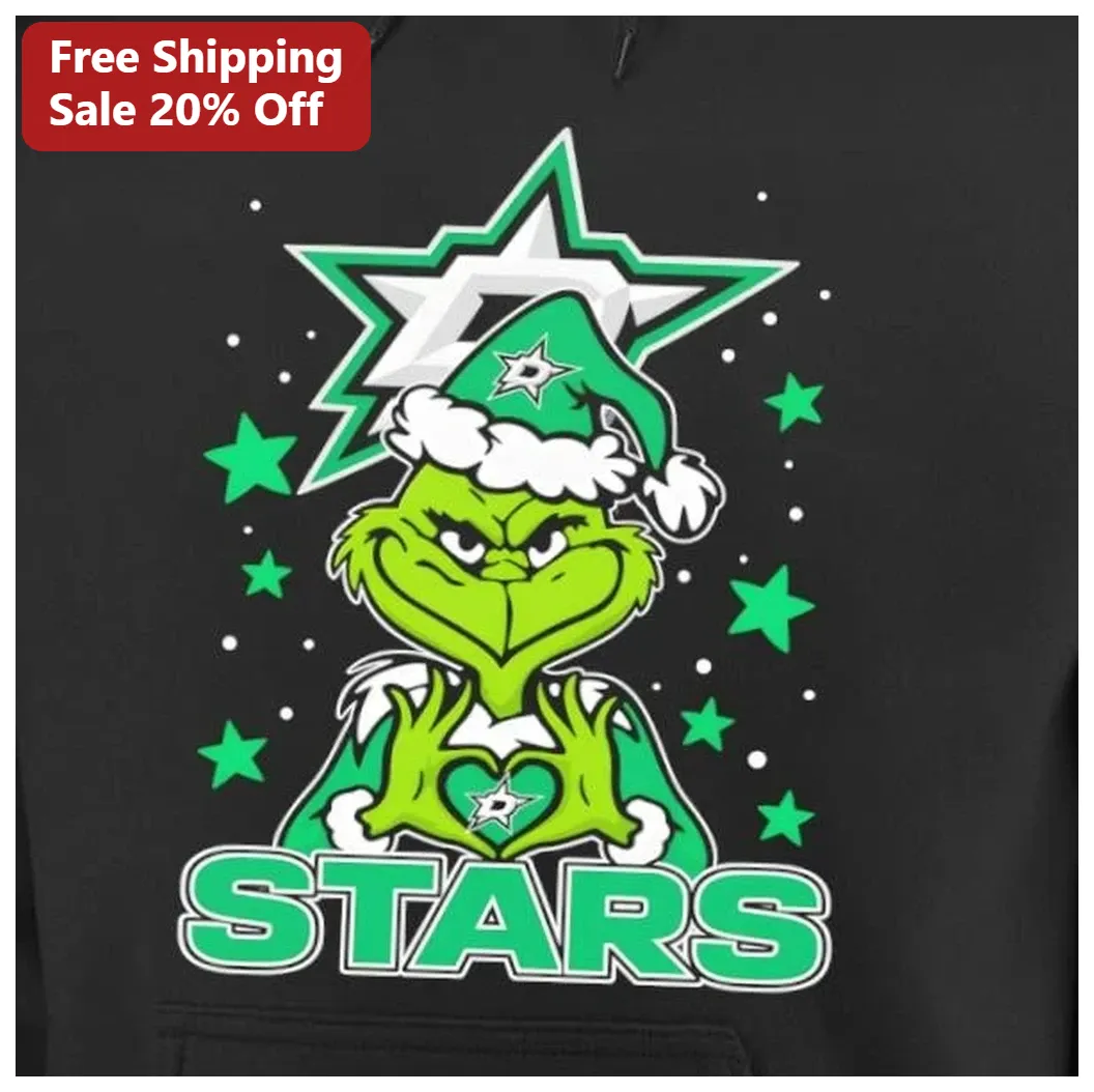 The Grinch Dallas Cowboys Stars Hoodie Christmas NFL Fan Gif — Los Angeles The Grinch Dallas Cowboys Stars Hoodie Christmas NFL Fan Gift Black Pullover available at our Los Angeles warehouse