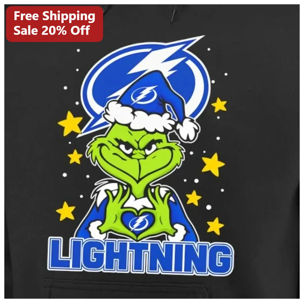 The Grinch Lightning Hoodie Tampa Bay NHL Christmas Fan Art — Los Angeles The Grinch Lightning Hoodie Tampa Bay NHL Christmas Fan Art available at our Los Angeles warehouse