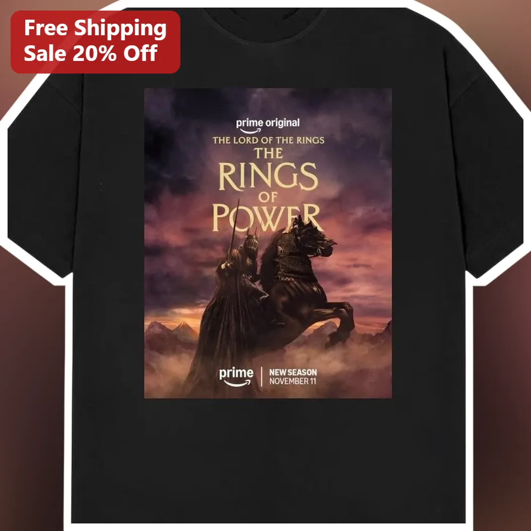 The Lord of the Rings: The Rings of Power Sauron Graphic Tee — Los Angeles The Lord of the Rings: The Rings of Power Sauron Graphic Tee for Fantasy Fans available at our Los Angeles warehouse