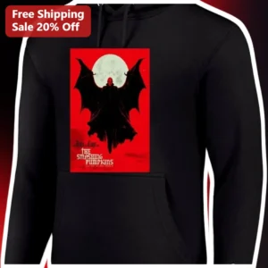 The Smashing Pumpkins Gothic Vampire Hoodie Black Pullover...