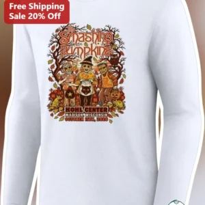 The Smashing Pumpkins Kohl Center Madison Wisconsin October 11th 2026 Long Sleeve Tee available at our Los Angeles warehouse