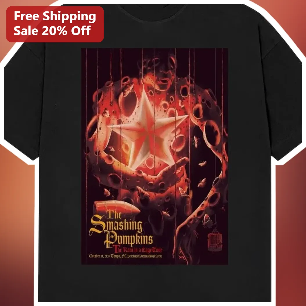 The Smashing Pumpkins The Rats in a Cage Tour Tee Alternativ — Los Angeles The Smashing Pumpkins The Rats in a Cage Tour Tee Alternative Rock Band Shirt available at our Los Angeles warehouse