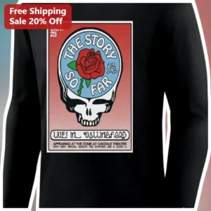 The Story So Far Live in Wallingford Long-sleeve Tee Pop Punk Concert Merch available at our Los Angeles warehouse