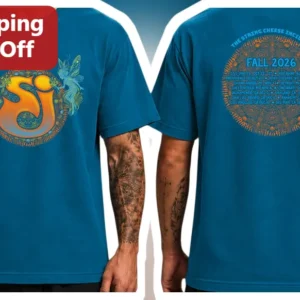 The String Cheese Incident Tee SCI Band Merch Psychedelic Jam Shirt available at our Los Angeles warehouse
