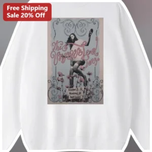 The Unravel Tour Olivia Rodrigo Sweatshirt Montreal Bell Centre Concert Merch available at our Los Angeles warehouse