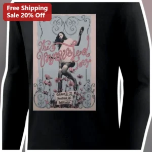 The Unveiled Tour Long Sleeve Shirt Olivia Rodrigo Fan Merch Retro Floral Concert Apparel available at our Los Angeles warehouse