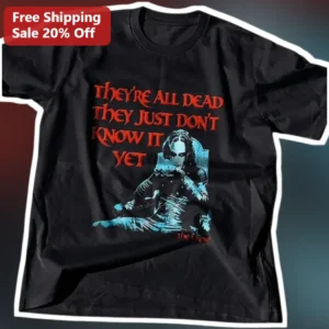 They're All Dead They Just Don't Know It Yet The Crow Gothic Tee available at our Los Angeles warehouse