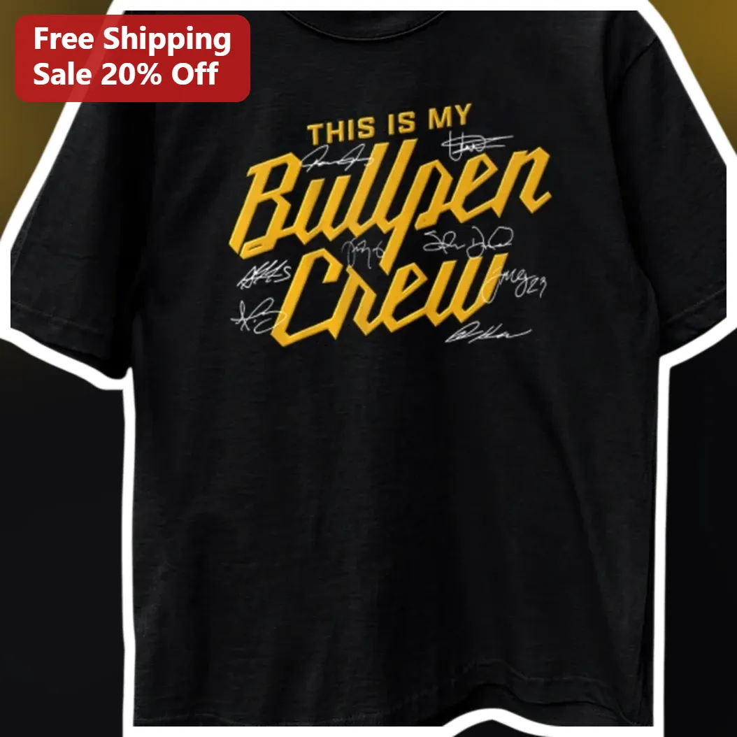 This Is My Bullpen Crew Tee Baseball Relief Pitcher Gift Ret — Los Angeles This Is My Bullpen Crew Tee Baseball Relief Pitcher Gift Retro Varsity Style Shirt available at our Los Angeles warehouse