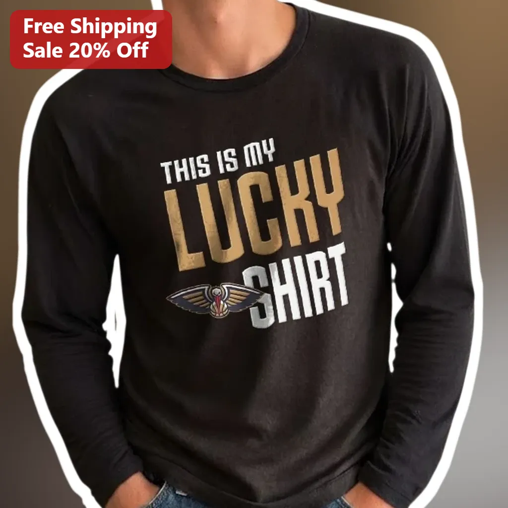 This Is My Lucky Shirt New Orleans Saints Long Sleeve Tee NF — Los Angeles This Is My Lucky Shirt New Orleans Saints Long Sleeve Tee NFL Football Fan Gift available at our Los Angeles warehouse