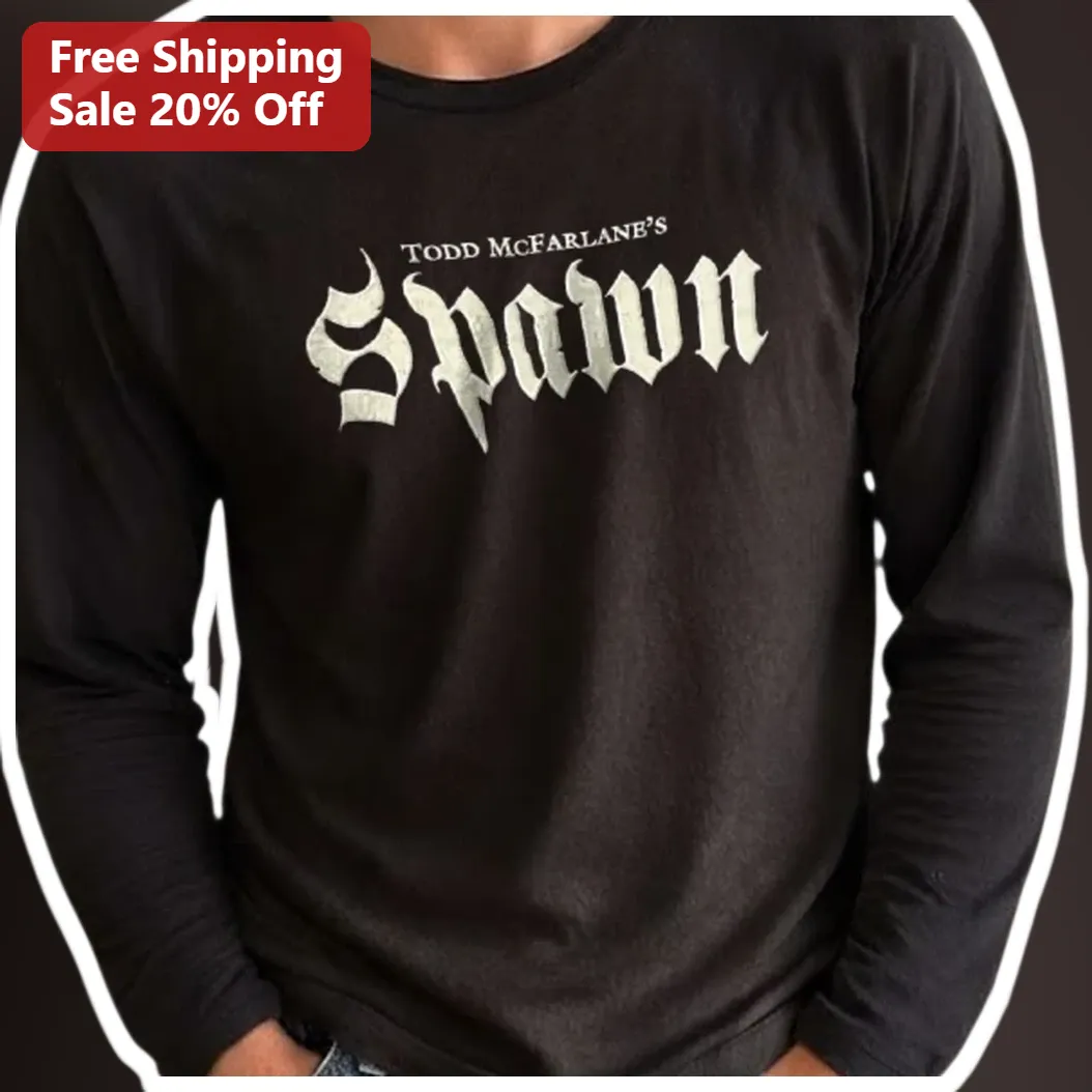 Todd McFarlane's Spawn Long Sleeve Tee Image Comics Hellspawn Merch available at our Los Angeles warehouse