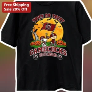 Trick or Treat Gamecocks South Carolina Halloween Tee