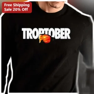 TROPTOBER Sweatshirt Vintage October Baseball Tampa Bay Fan...
