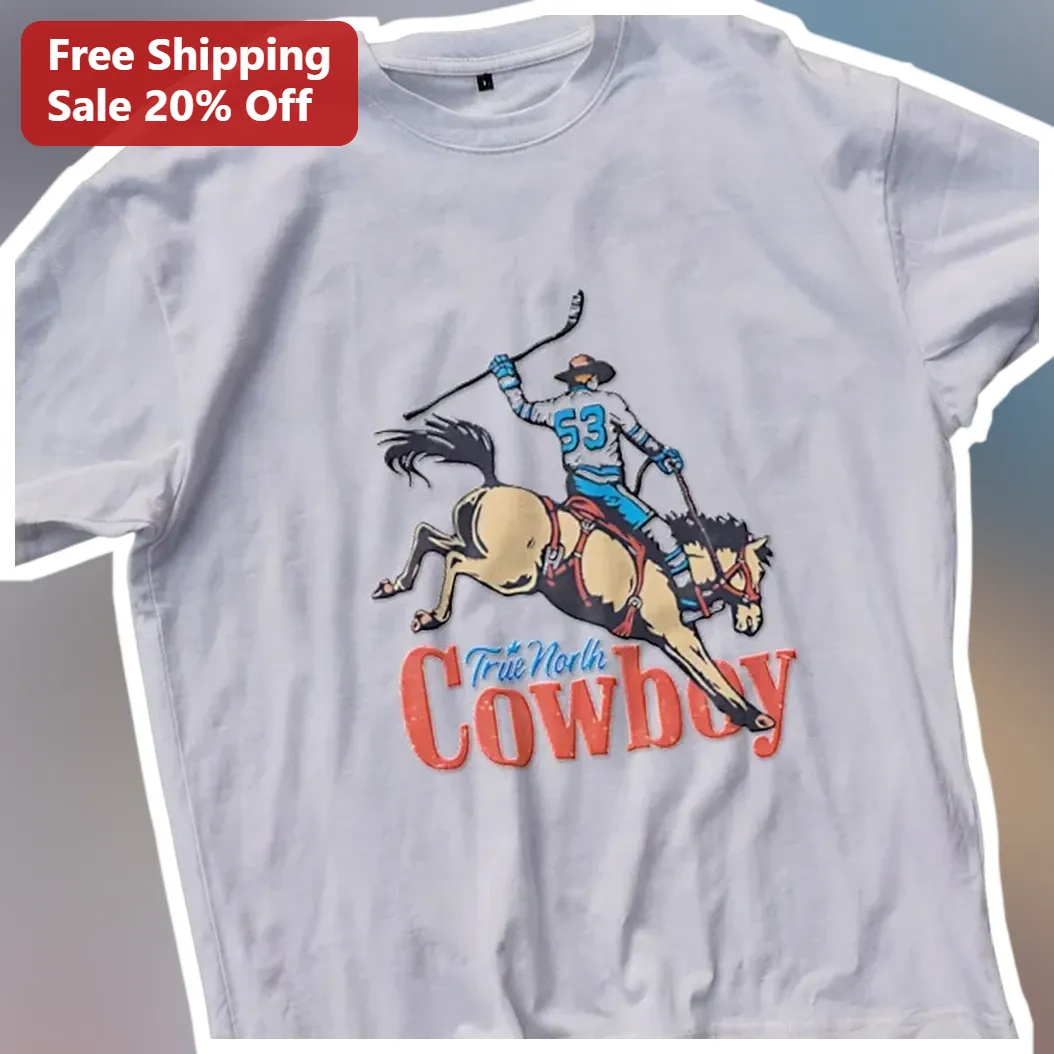 True North Cowboy Tee Vintage Hockey Rodeo Graphic T-Shirt f — Los Angeles True North Cowboy Tee Vintage Hockey Rodeo Graphic T-Shirt for Men Women available at our Los Angeles warehouse