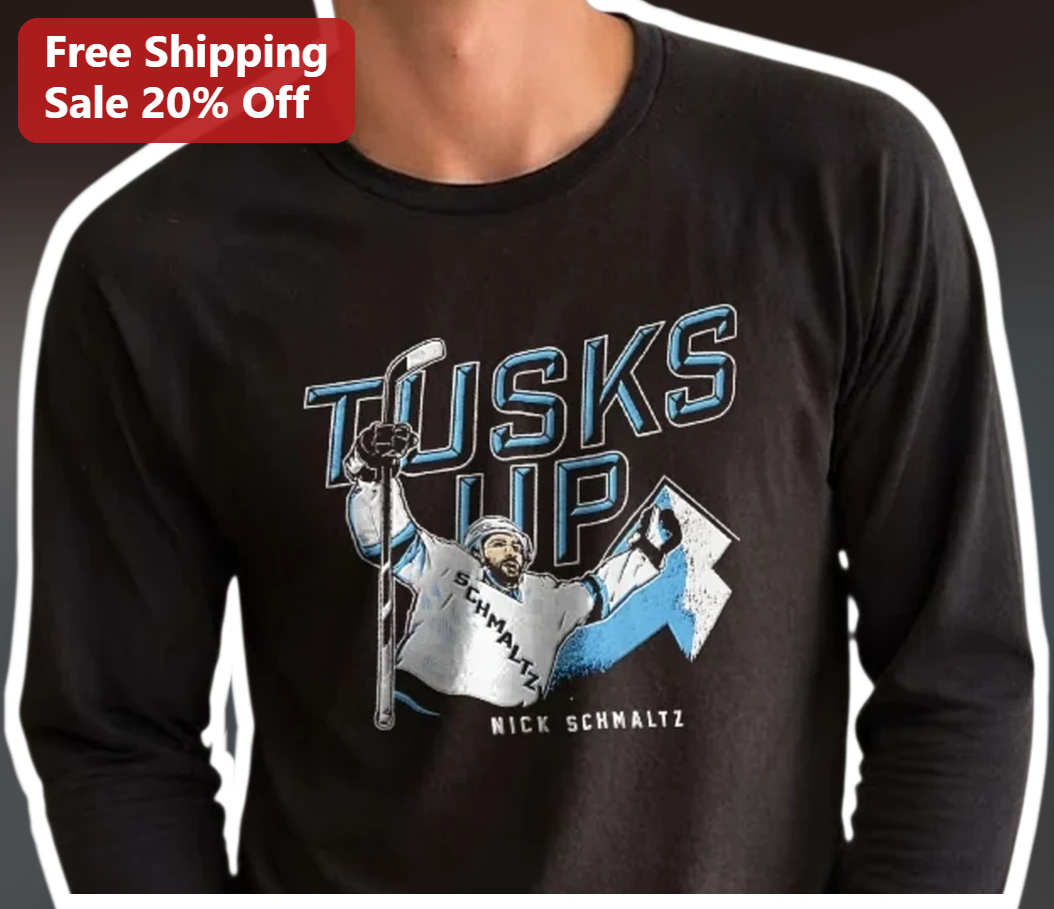 TUSKS UP Long Sleeve Tee Arizona Coyotes Hockey Fan Gift — Los Angeles TUSKS UP Long Sleeve Tee Arizona Coyotes Hockey Fan Gift available at our Los Angeles warehouse