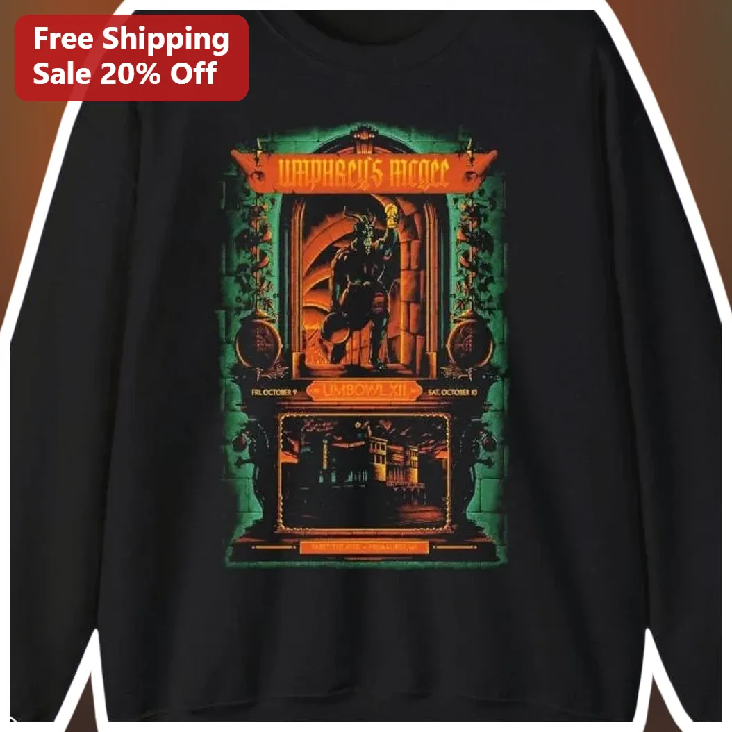 Umphrey's McGee UMBowl XII Long Sleeve Tee Jam Band Concert Merch available at our Los Angeles warehouse