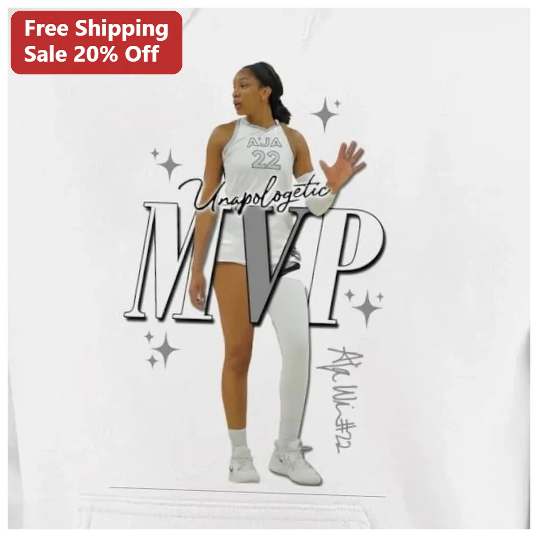 Unapologetic MVP A'ja Wilson Hoodie WNBA Basketball Fan Gift — Los Angeles Unapologetic MVP A'ja Wilson Hoodie WNBA Basketball Fan Gift available at our Los Angeles warehouse