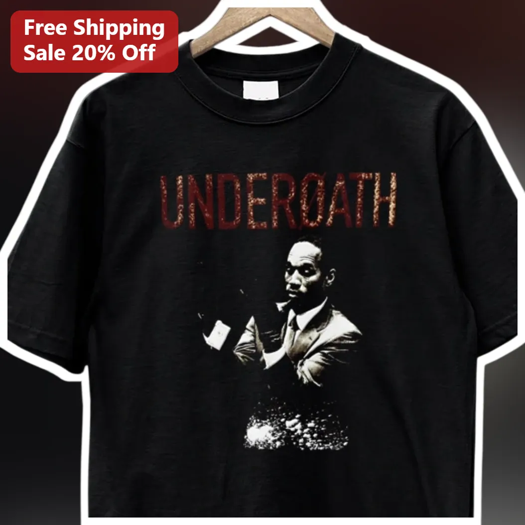 Underoath Tee Brandon Boyd Vintage Rock Merch Graphic Shirt available at our Los Angeles warehouse