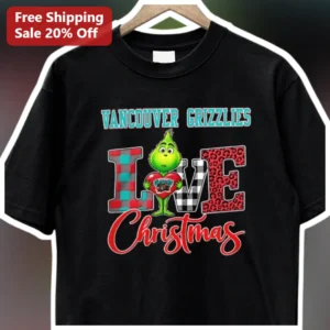 Vancouver Grizzlies Love Christmas Tee The Grinch NBA...