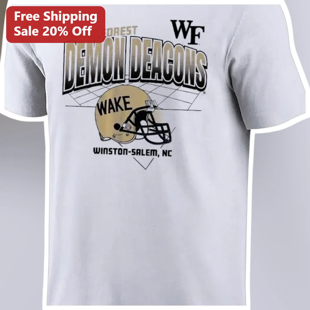 Wake Forest Demon Deacons Tee Winston-Salem NC Vintage Collegiate Football Shirt Gift for Alumni Fan available at our Los Angeles warehouse
