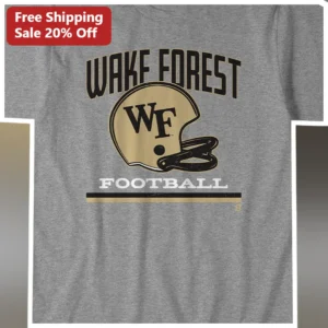 Wake Forest Football Vintage Demon Deacons Tee College Fan Gift available at our Los Angeles warehouse