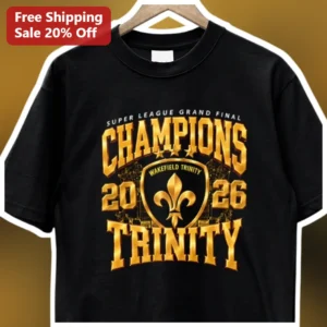 Wakefield Trinity Super League Grand Final Champions Tee available at our Los Angeles warehouse