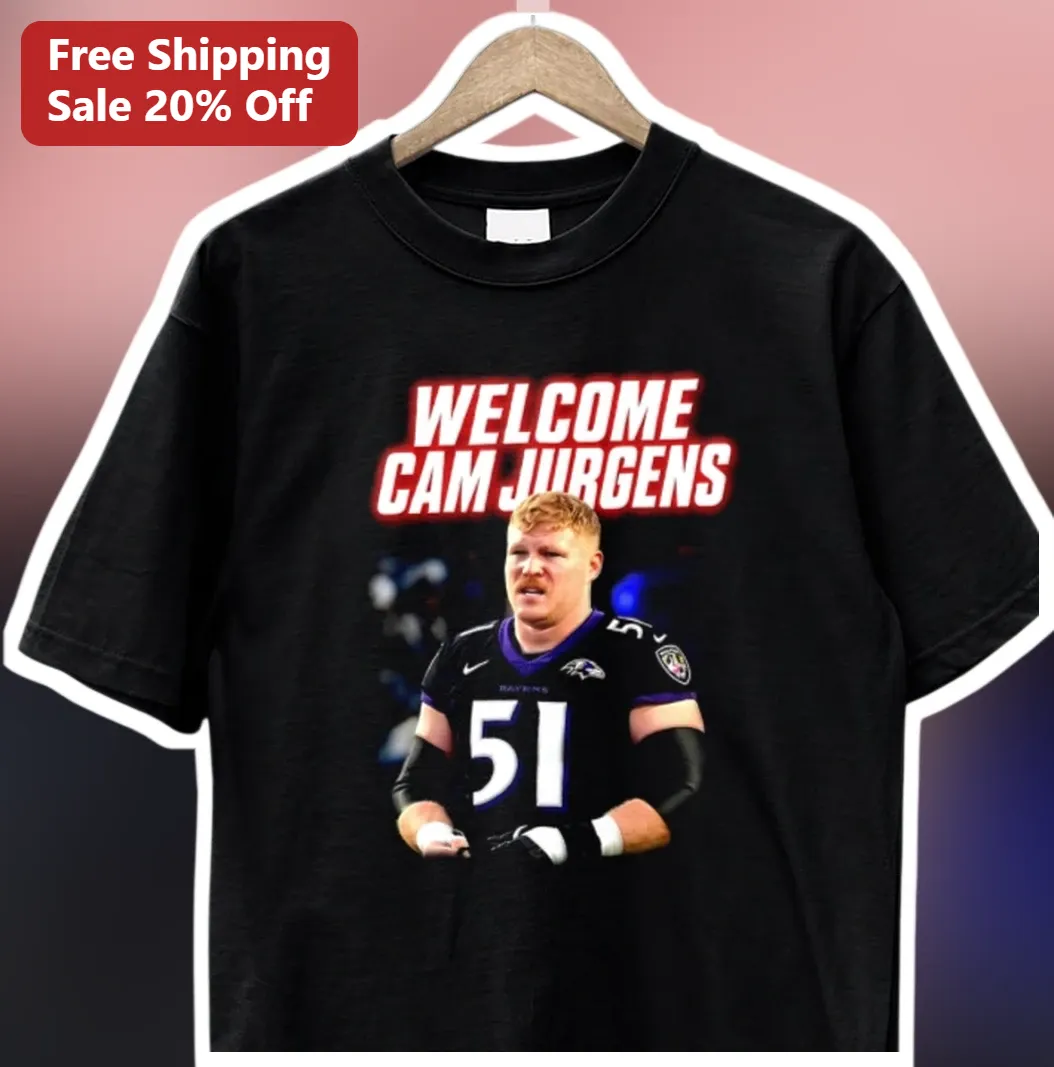 Welcome Cam Jurgens Philadelphia Eagles Football Fan Tee available at our Los Angeles warehouse