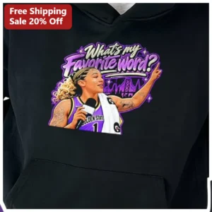 What's My Favorite Word? Juju Watkins Hoodie USC Trojans Women Basketball Fan Gift available at our Los Angeles warehouse