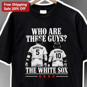 Who Are These Guys? The White Sox Funny Baseball Meme Tee for Fans available at our Los Angeles warehouse