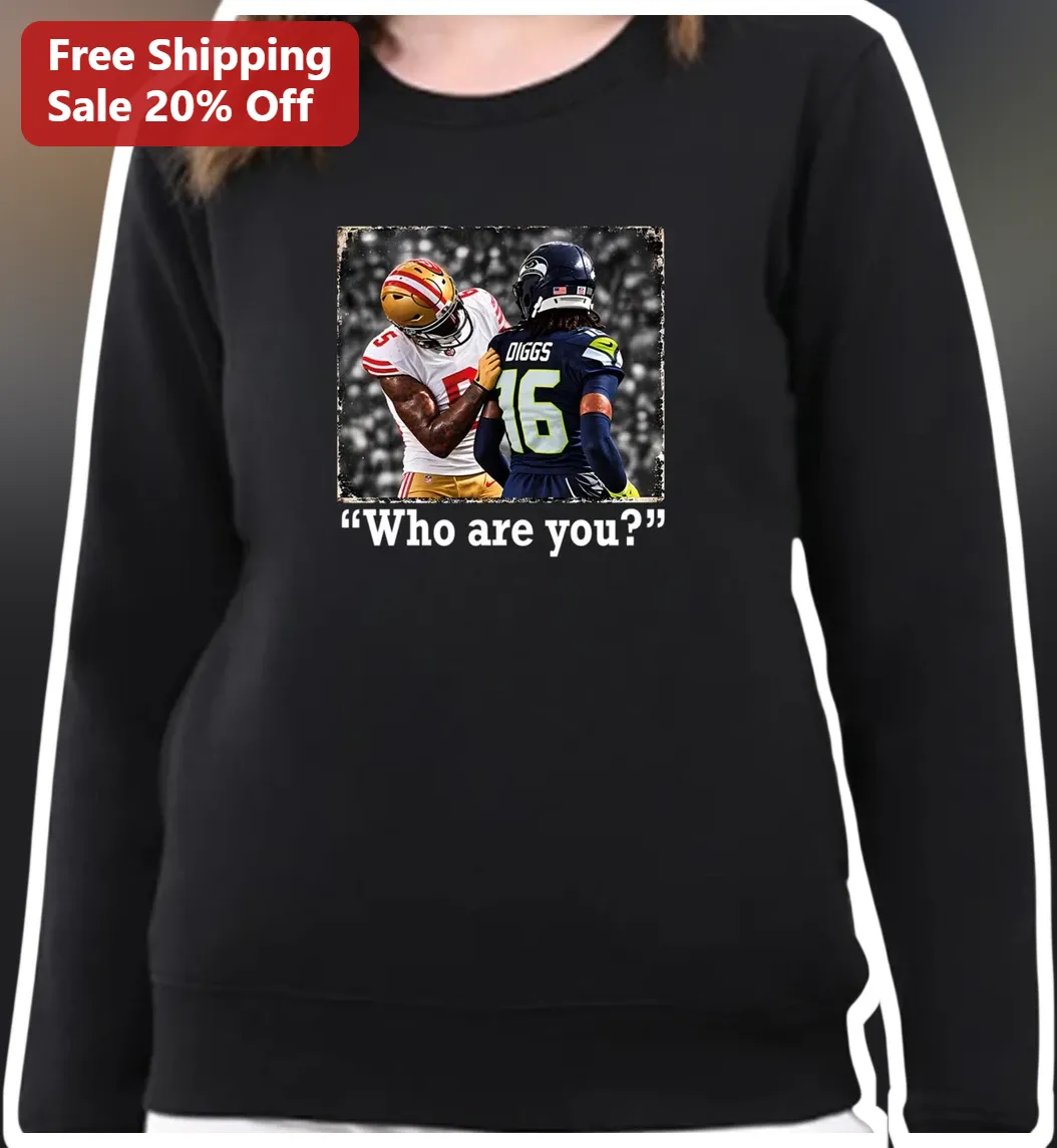 Who Are You? Stefon Diggs NFL Football Fan Sweatshirt — Los Angeles Who Are You? Stefon Diggs NFL Football Fan Sweatshirt available at our Los Angeles warehouse