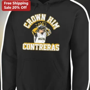 William Contreras Crown Him Hoodie Milwaukee Brewers Fan Gear available at our Los Angeles warehouse