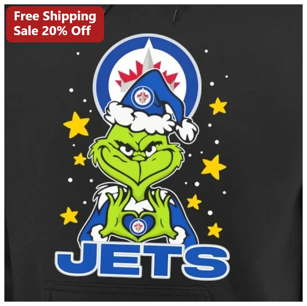 Winnipeg Jets The Grinch Christmas Hoodie Funny NHL Holiday — Los Angeles Winnipeg Jets The Grinch Christmas Hoodie Funny NHL Holiday Fan Gear available at our Los Angeles warehouse