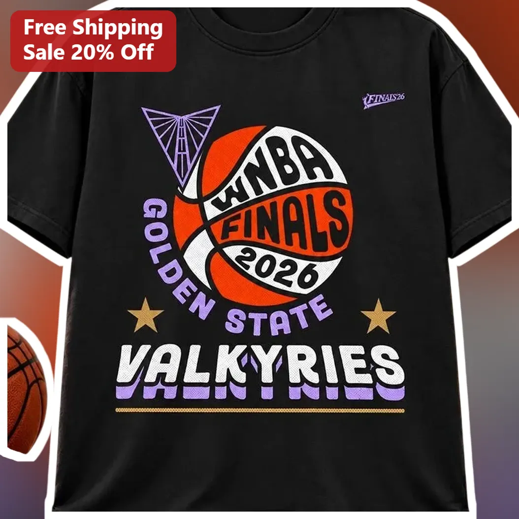 WNBA Finals 2026 Golden State Valkyries Tee — Los Angeles WNBA Finals 2026 Golden State Valkyries Tee available at our Los Angeles warehouse