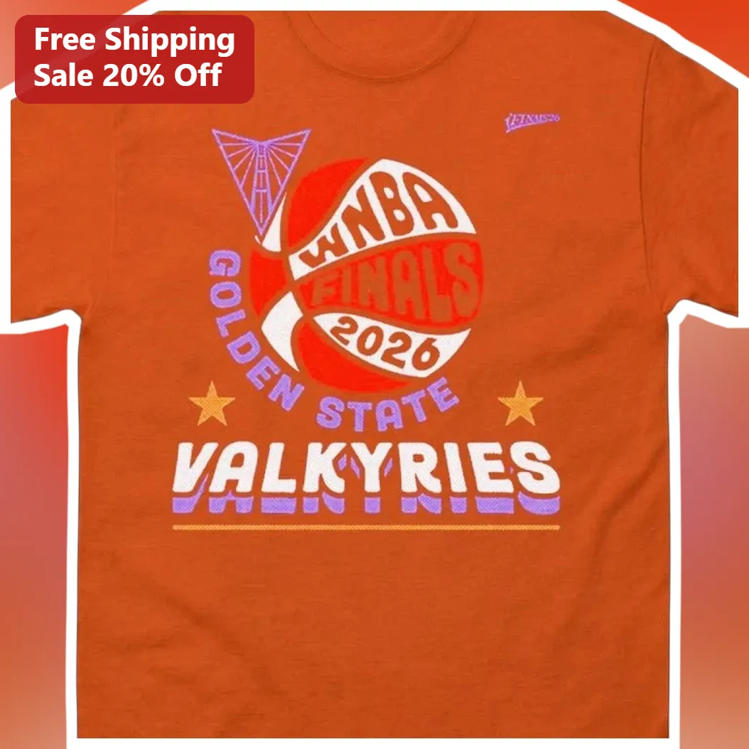 WNBA Finals 2026 Golden State Valkyries Tee Retro Basketball Fan Gear available at our Los Angeles warehouse