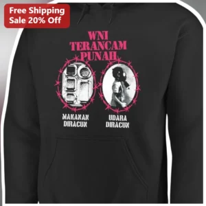 WNI Terancam Punah Makanan Diracun Udara Diracun Hoodie Political Satire Statement Wear available at our Los Angeles warehouse