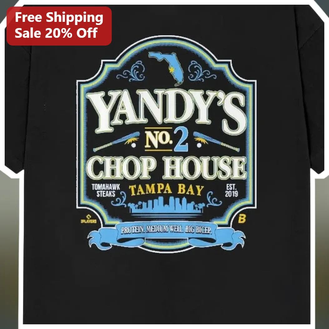 Yandy's No.2 Chop House Tomahawk Steaks Tampa Bay Protein Me — Los Angeles Yandy's No.2 Chop House Tomahawk Steaks Tampa Bay Protein Medium Well Big Bicep Tee available at our Los Angeles warehouse