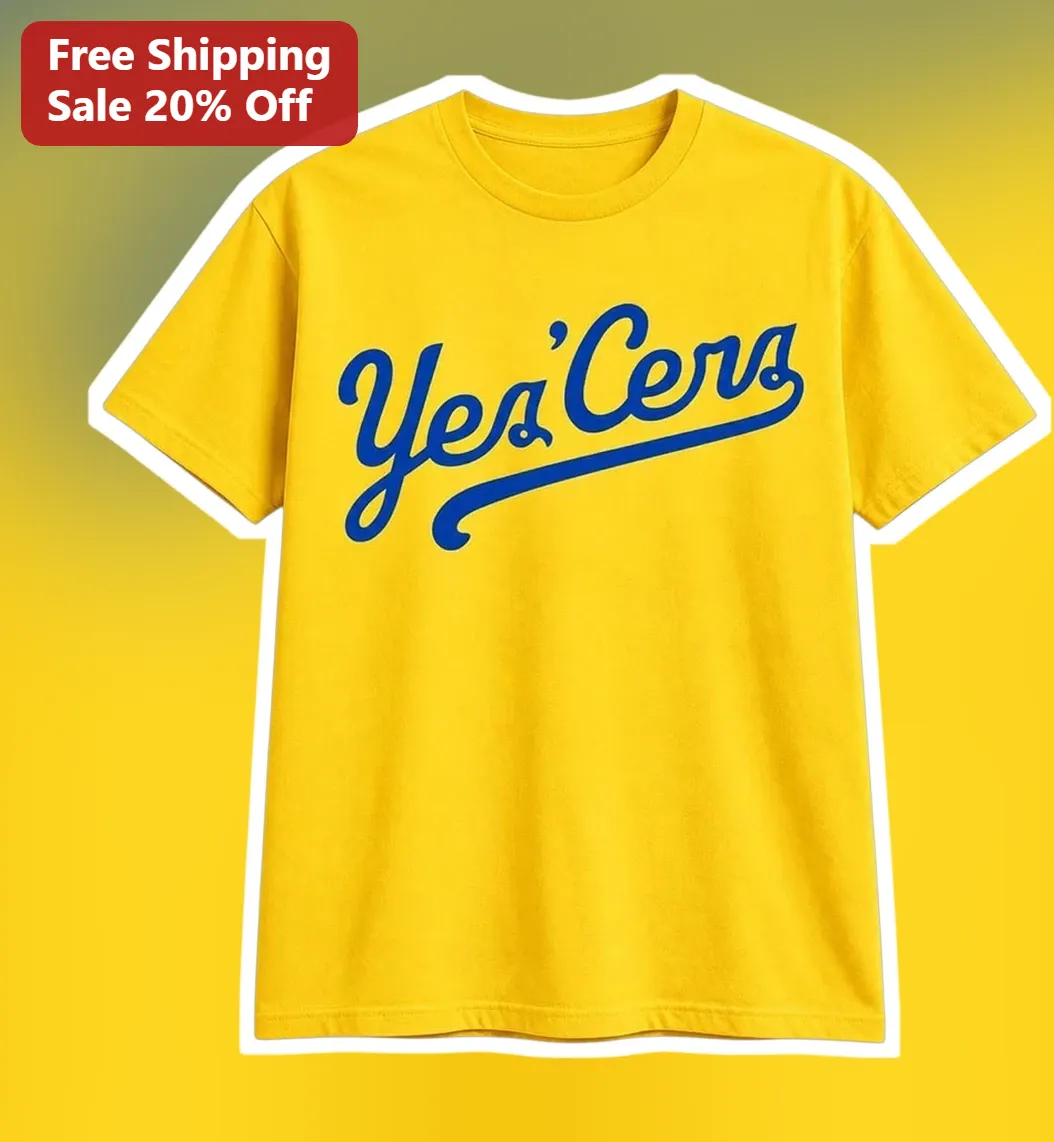 Yes' Cers Retro Typography Tee Funny Agreement Shirt Gift for Yes People available at our Los Angeles warehouse