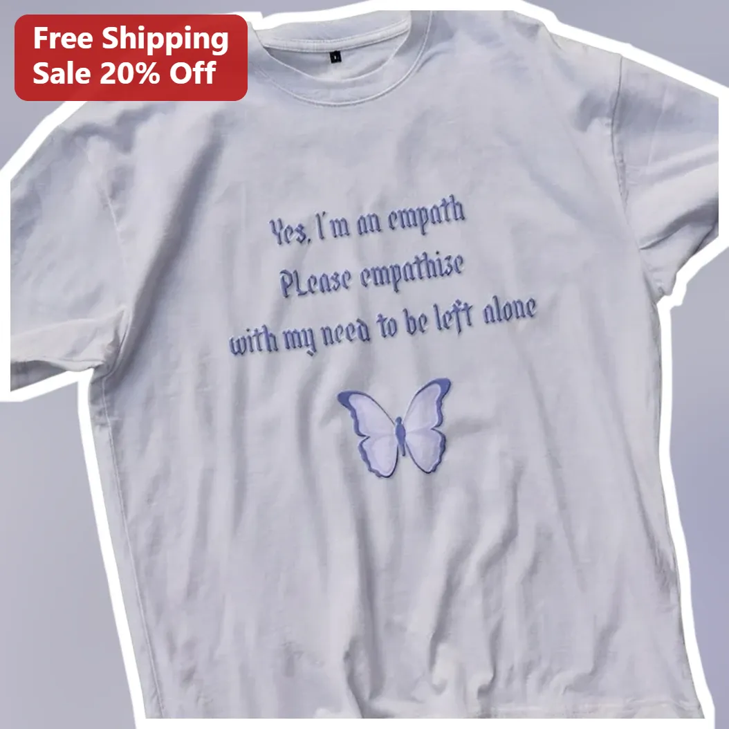 Yes I'm an Empath Please Empathize With My Need To Be Left A — Los Angeles Yes I'm an Empath Please Empathize With My Need To Be Left Alone Graphic Tee available at our Los Angeles warehouse