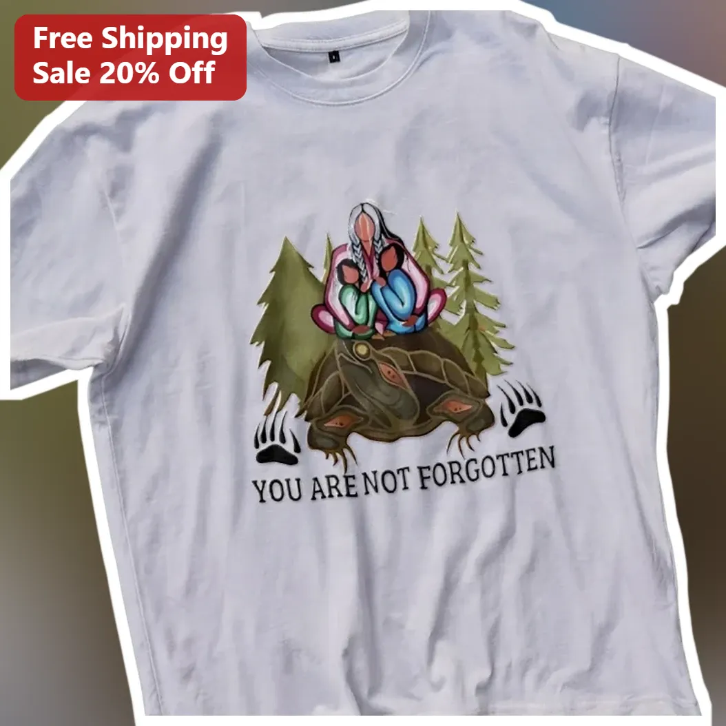 You Are Not Forgotten Tee MMIW Indigenous Rights Awareness T — Los Angeles You Are Not Forgotten Tee MMIW Indigenous Rights Awareness Turtle Island Graphic Shirt available at our Los Angeles warehouse