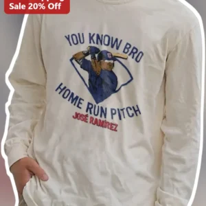 You Know Bro Home Run Pitch Long Sleeve Tee Vintage Baseball Humor Gift for Fans available at our Los Angeles warehouse