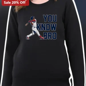 You Know Bro Shohei Ohtani Dodgers Sweatshirt Baseball Meme Gift available at our Los Angeles warehouse