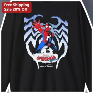 Your Friendly Neighborhood Spider-Man Season 2 Long Sleeve Tee available at our Los Angeles warehouse