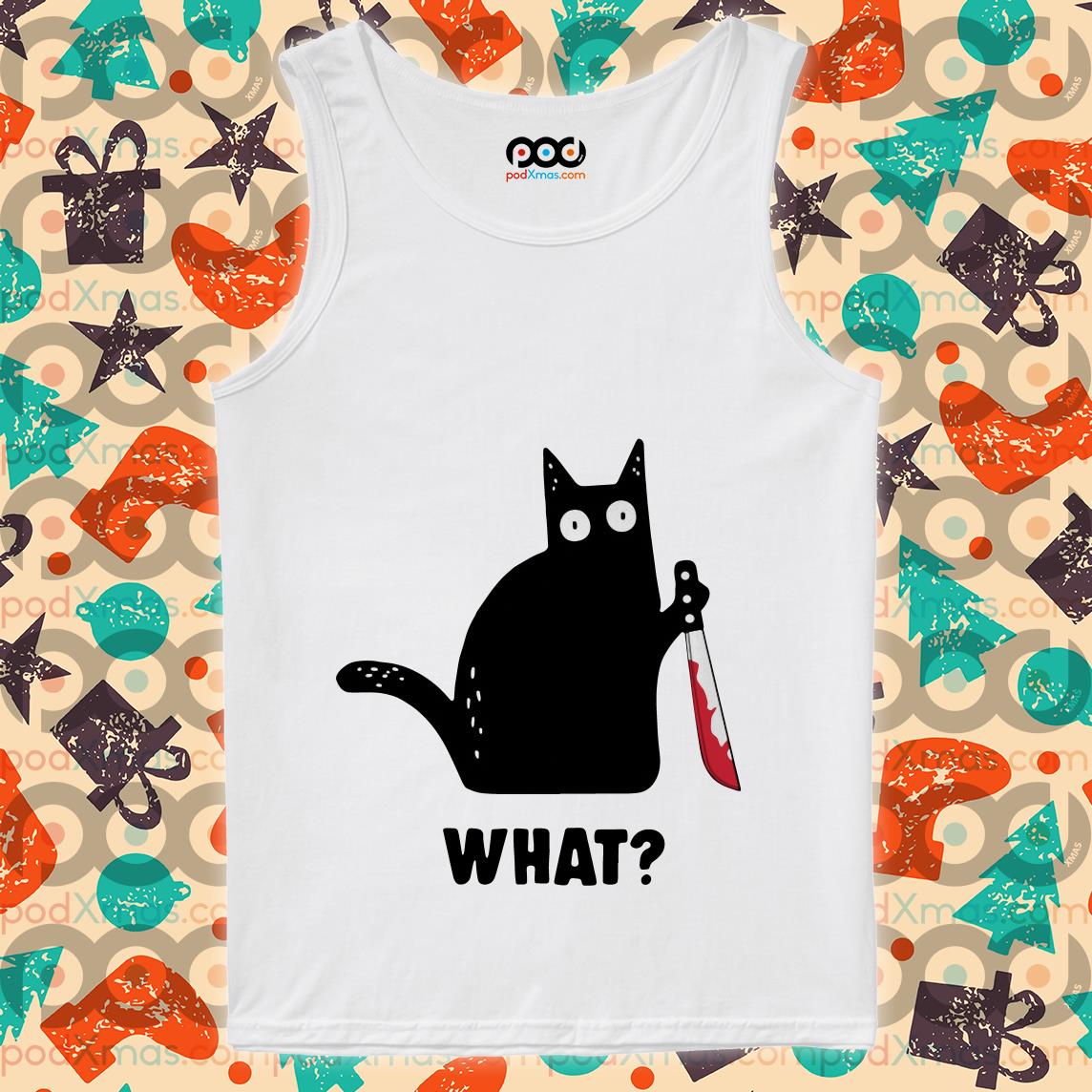 Black Cat Jason Voorhees what shirt 1 Black Cat Jason Voorhees what tank top