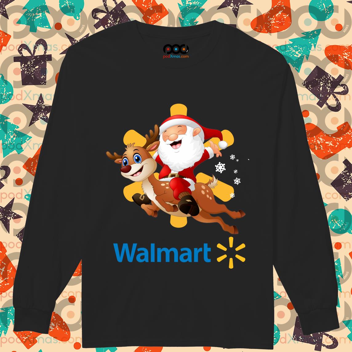 Santa on sale shirt walmart