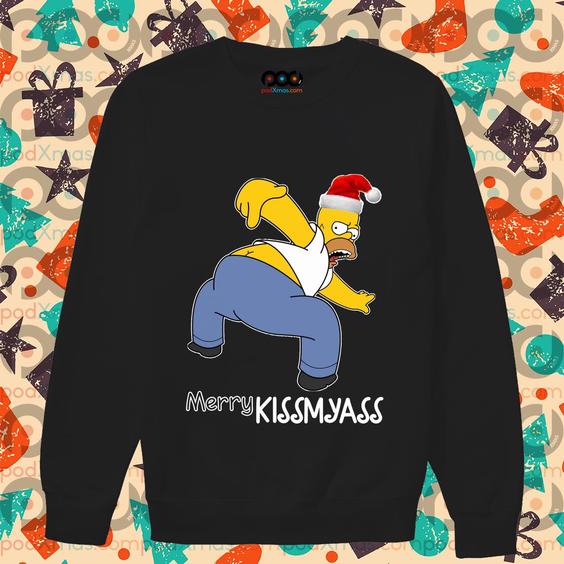 homer simpson christmas shirt