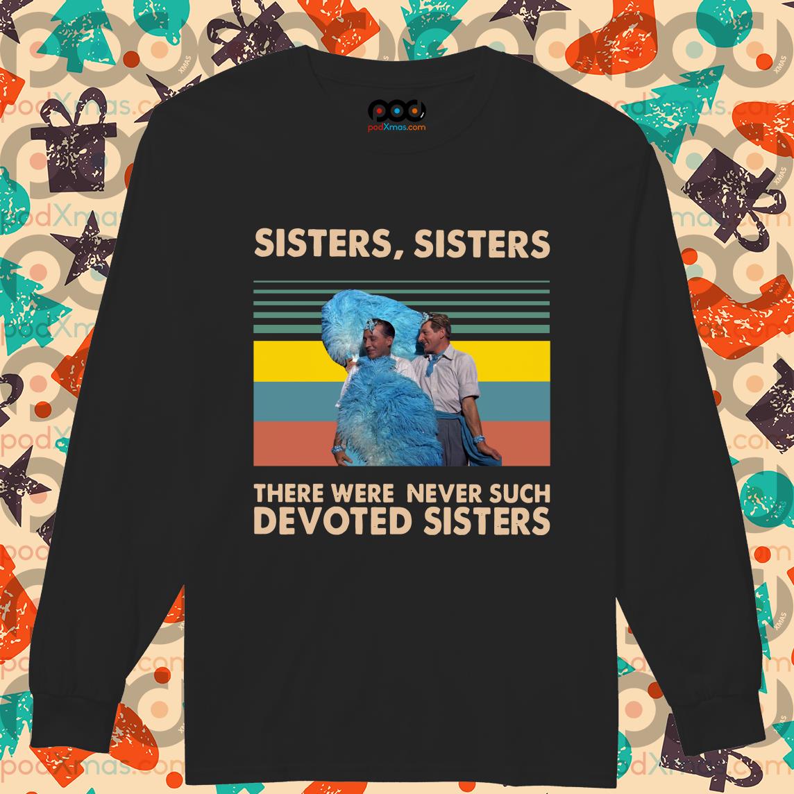 white christmas sisters t shirt