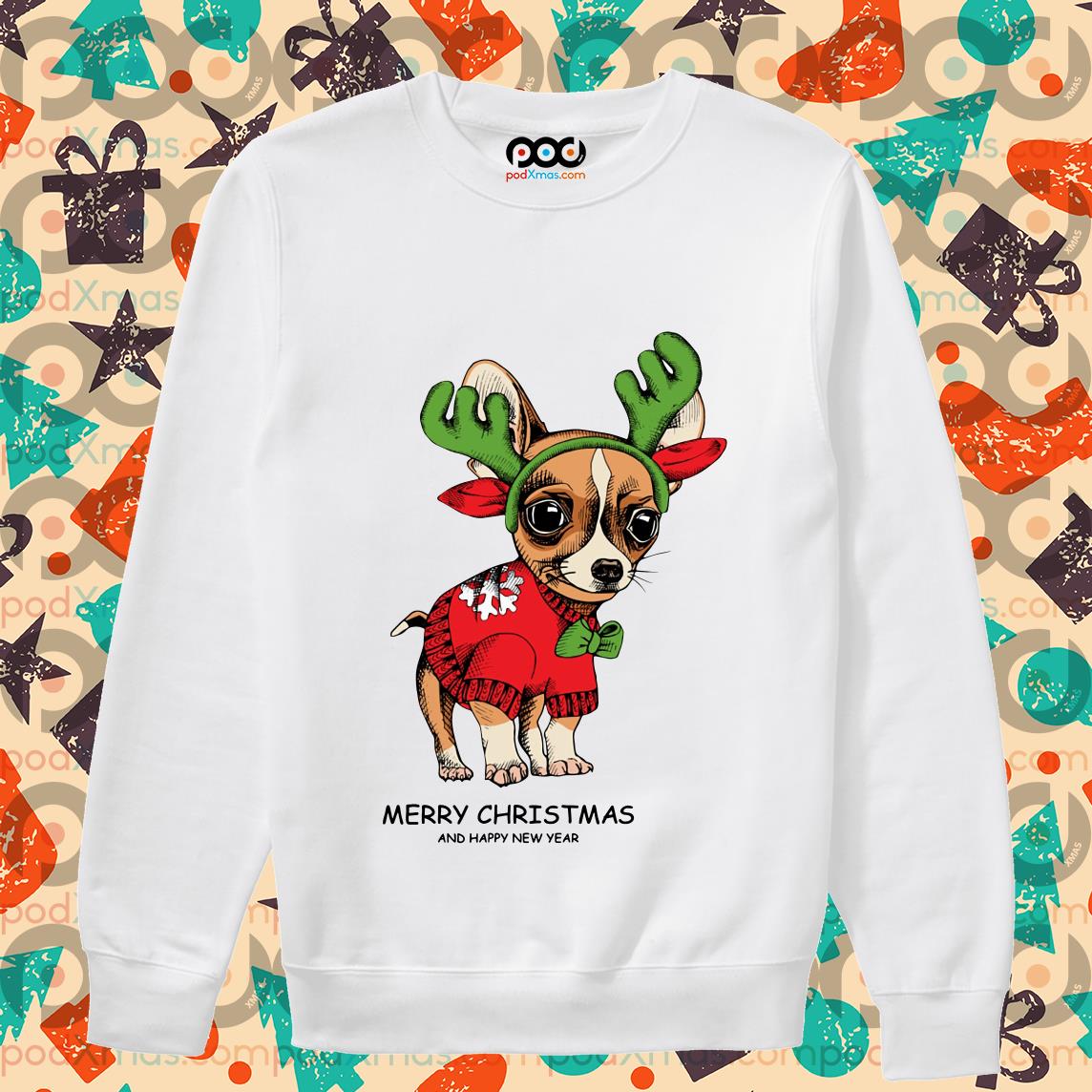 Chihuahua christmas t clearance shirt