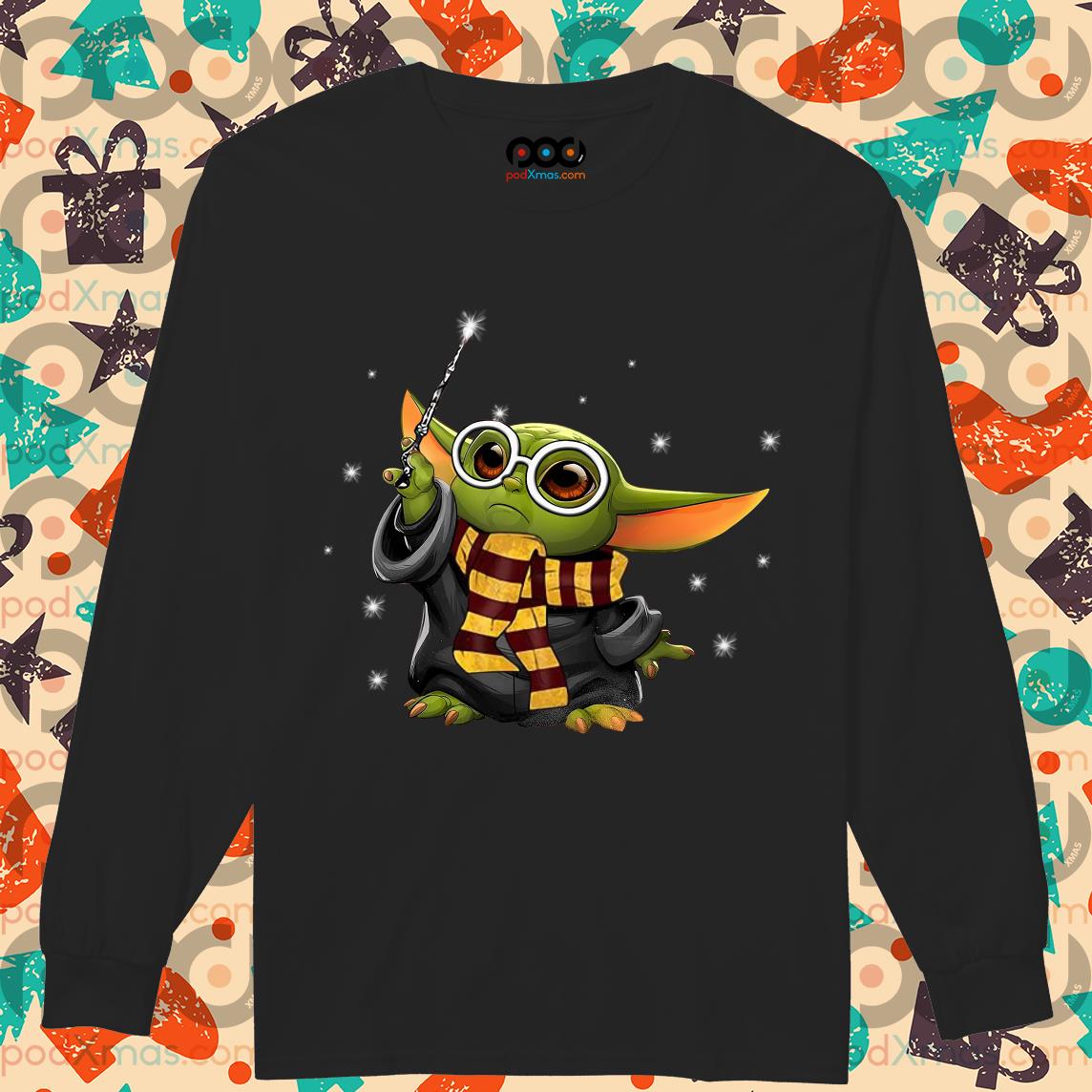 baby yoda harry potter t shirt