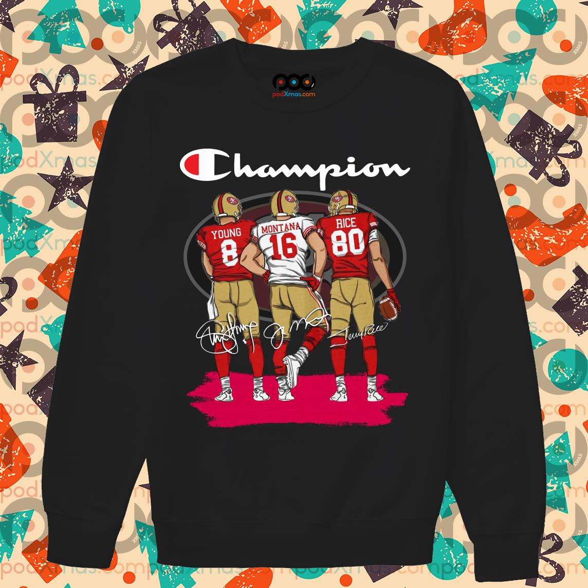 San Francisco 49ers Vintage Joe Montana Jerry Rice Super Bowl World  Champions t-shirt, hoodie, sweater, long sleeve and tank top